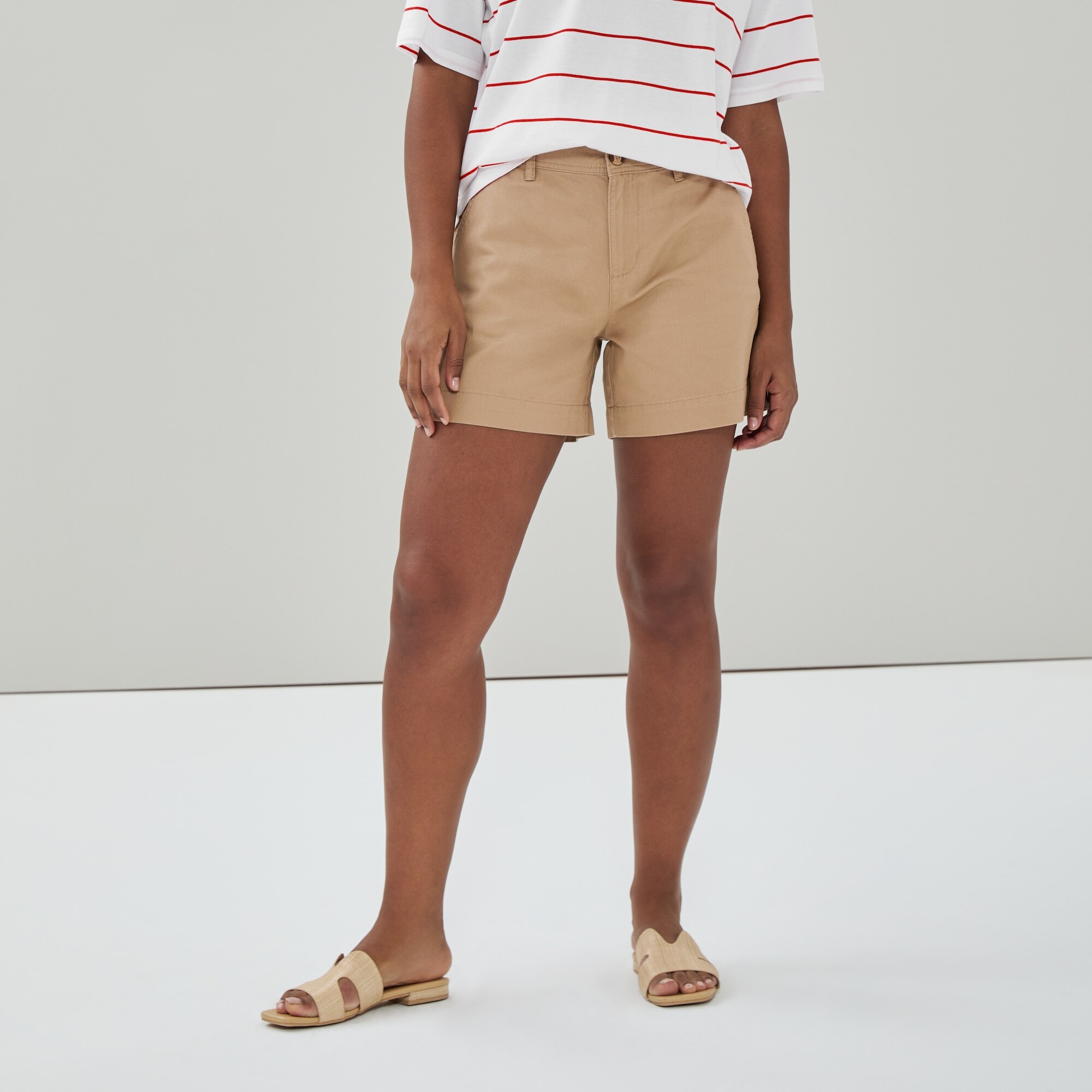 Short à taille mi-haute