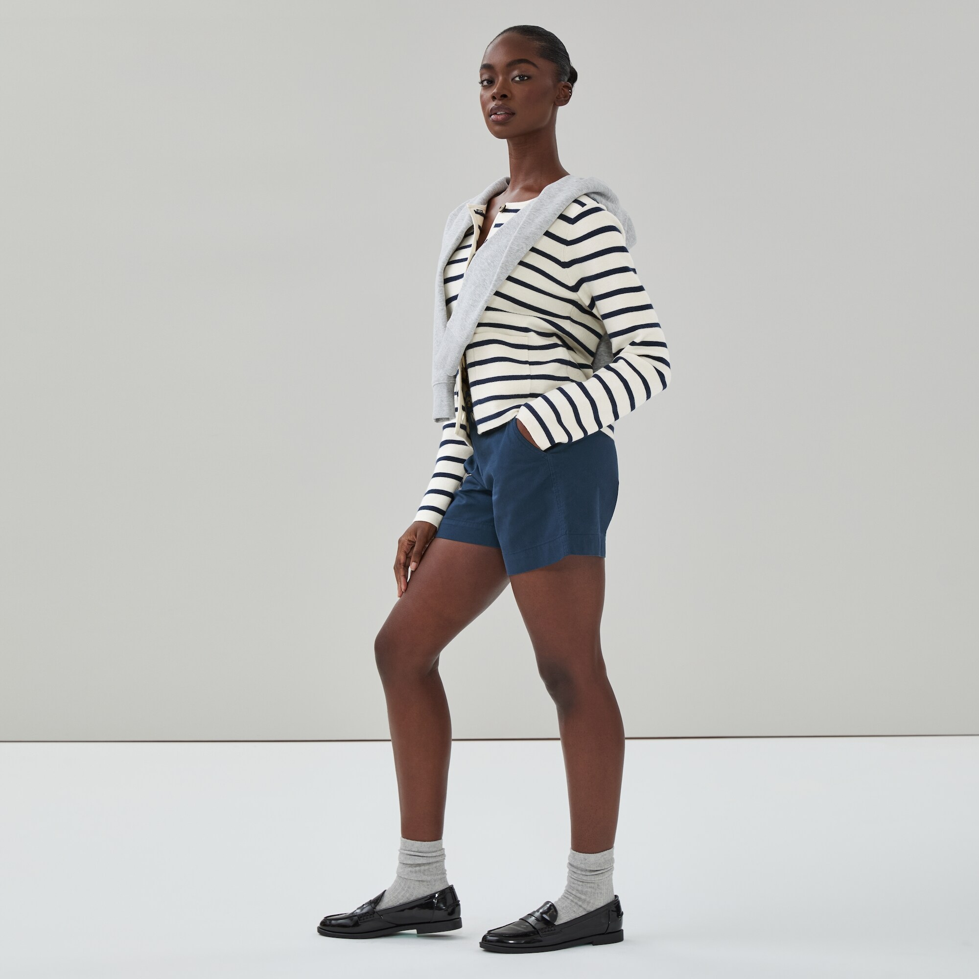 Short à taille mi-haute