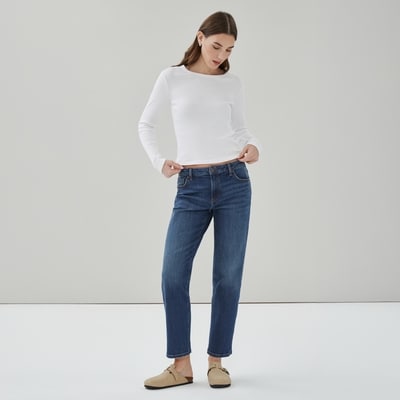Joe Fresh Jean décontracté délavé foncé 1 ea, 45,00 $/1ch