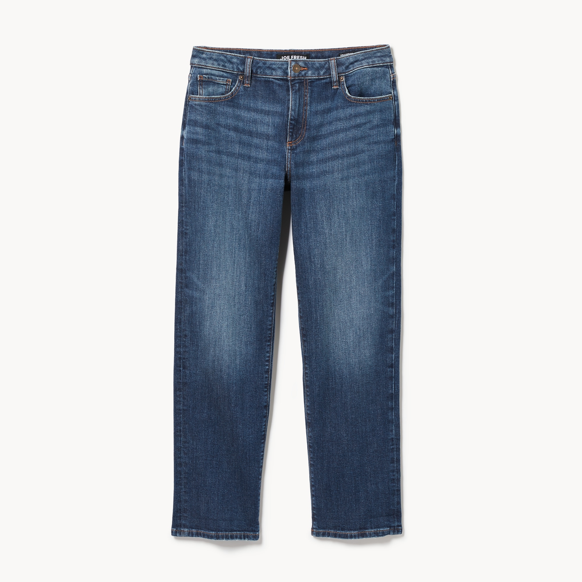 Relaxed Dark Wash Jean