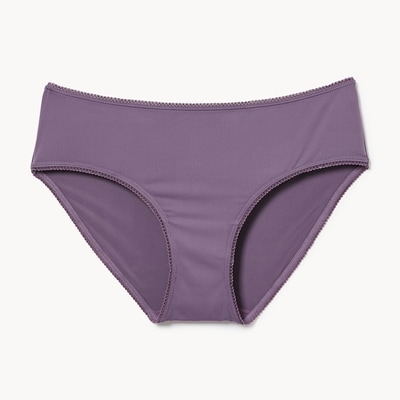 Culotte à taille basse en picot - Pourpre