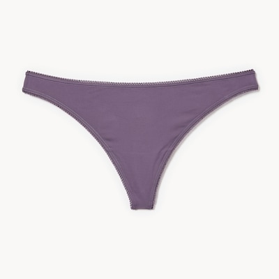 Picot Thong - Purple