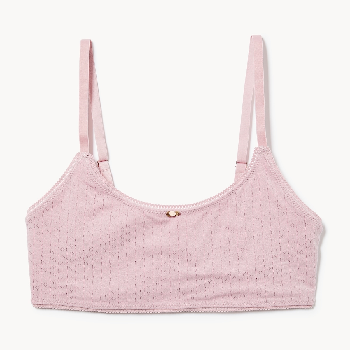 Pointelle Bralette - Lilac