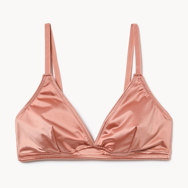Satin Triangle Bralette