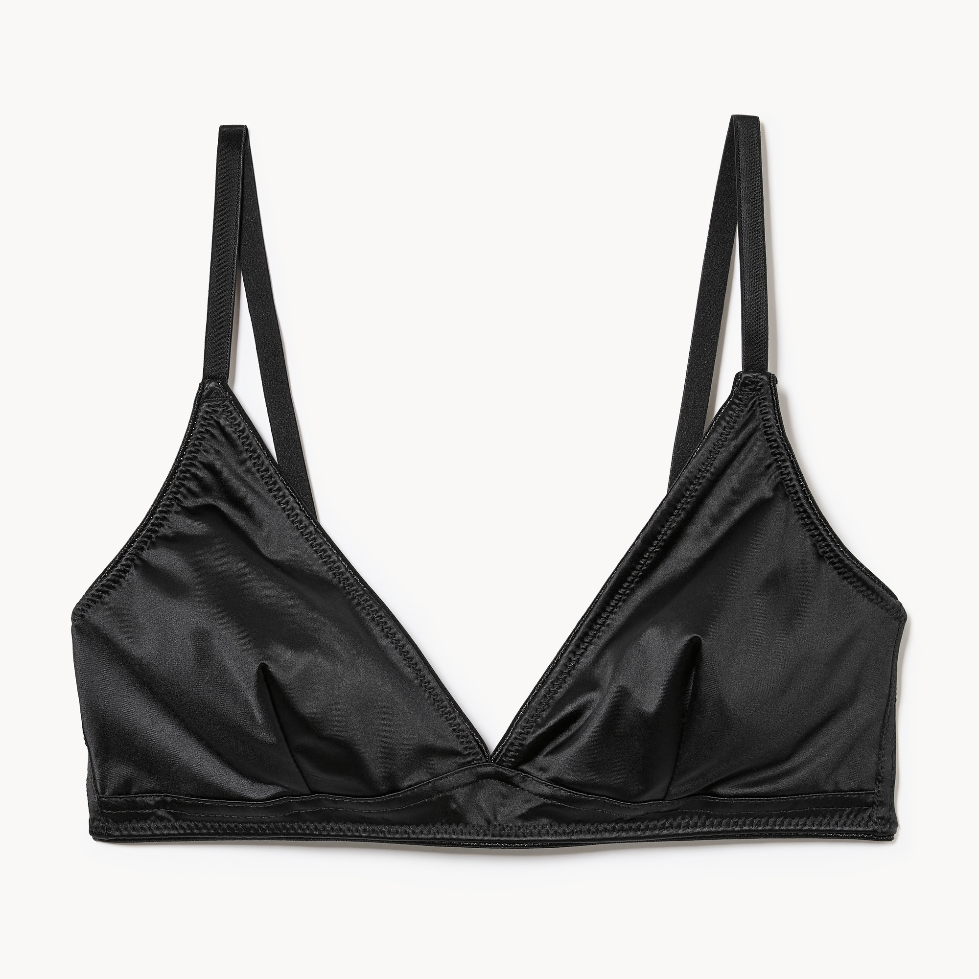 Satin Triangle Bralette