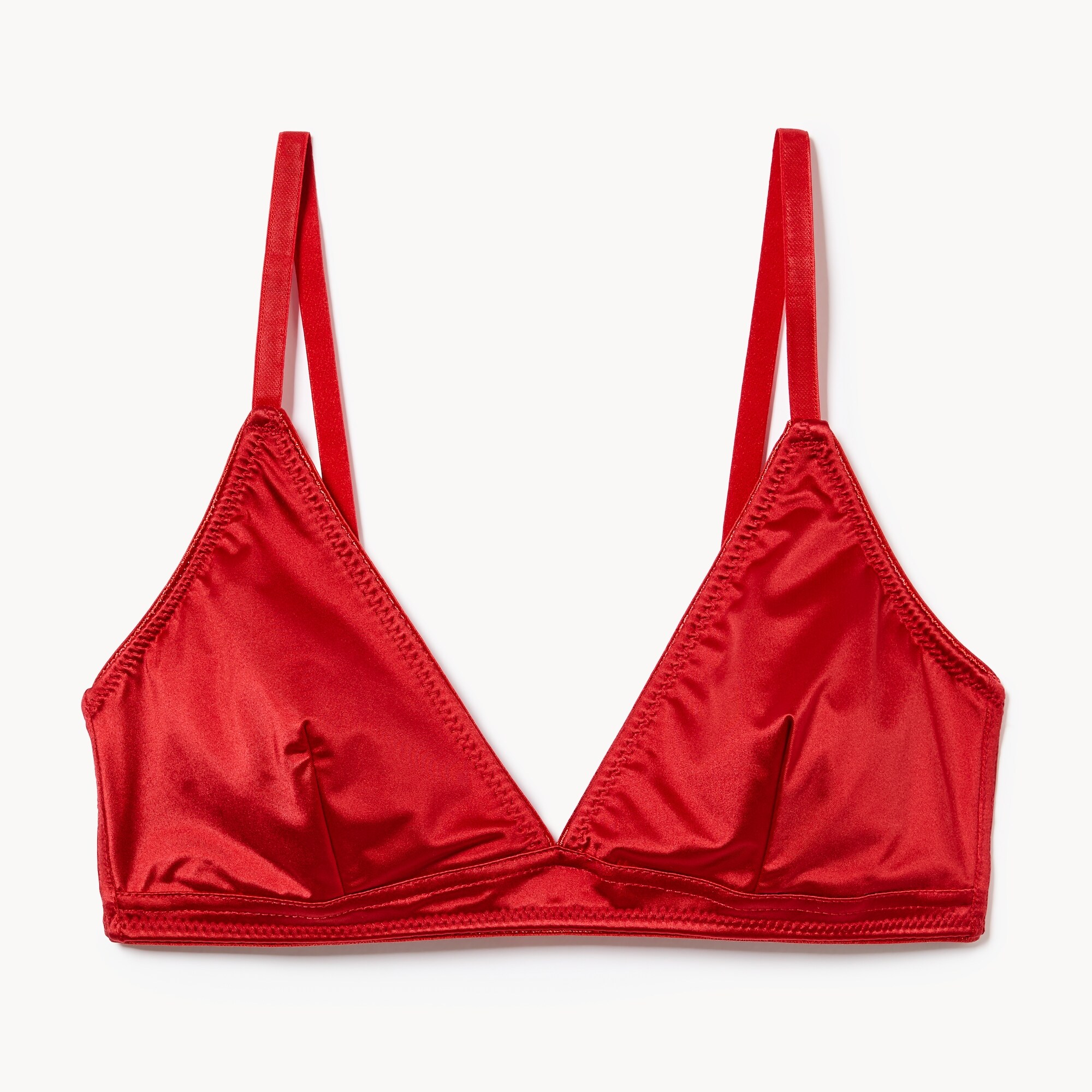 Bustier triangle en satin