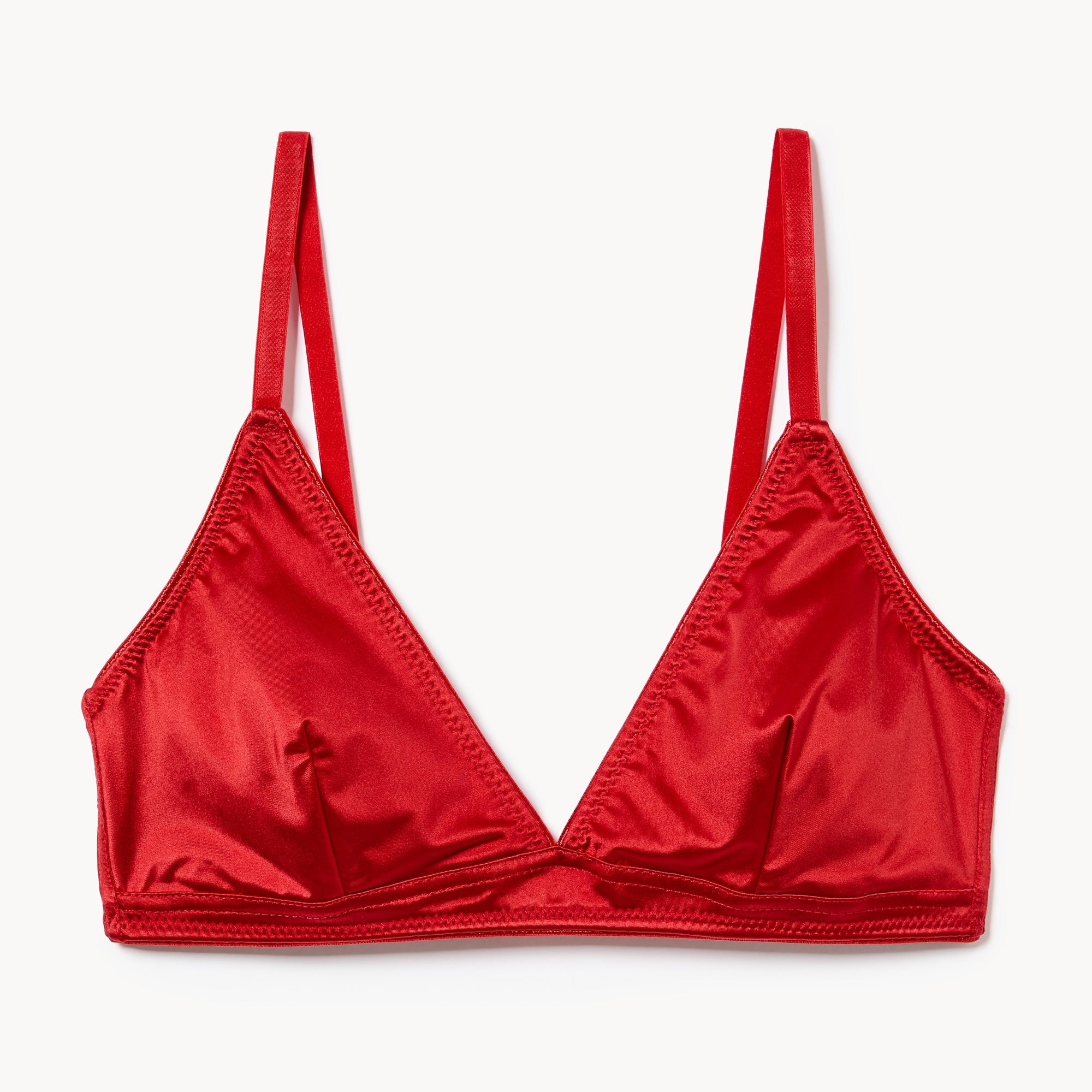 Satin Triangle Bralette
