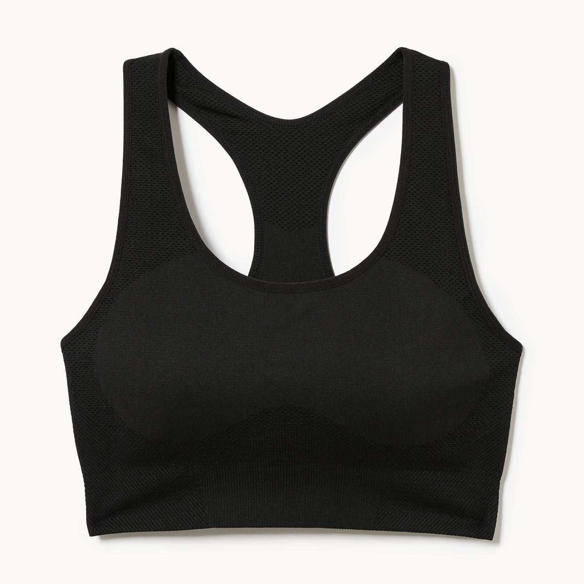 Seamless Sports Bra - Black