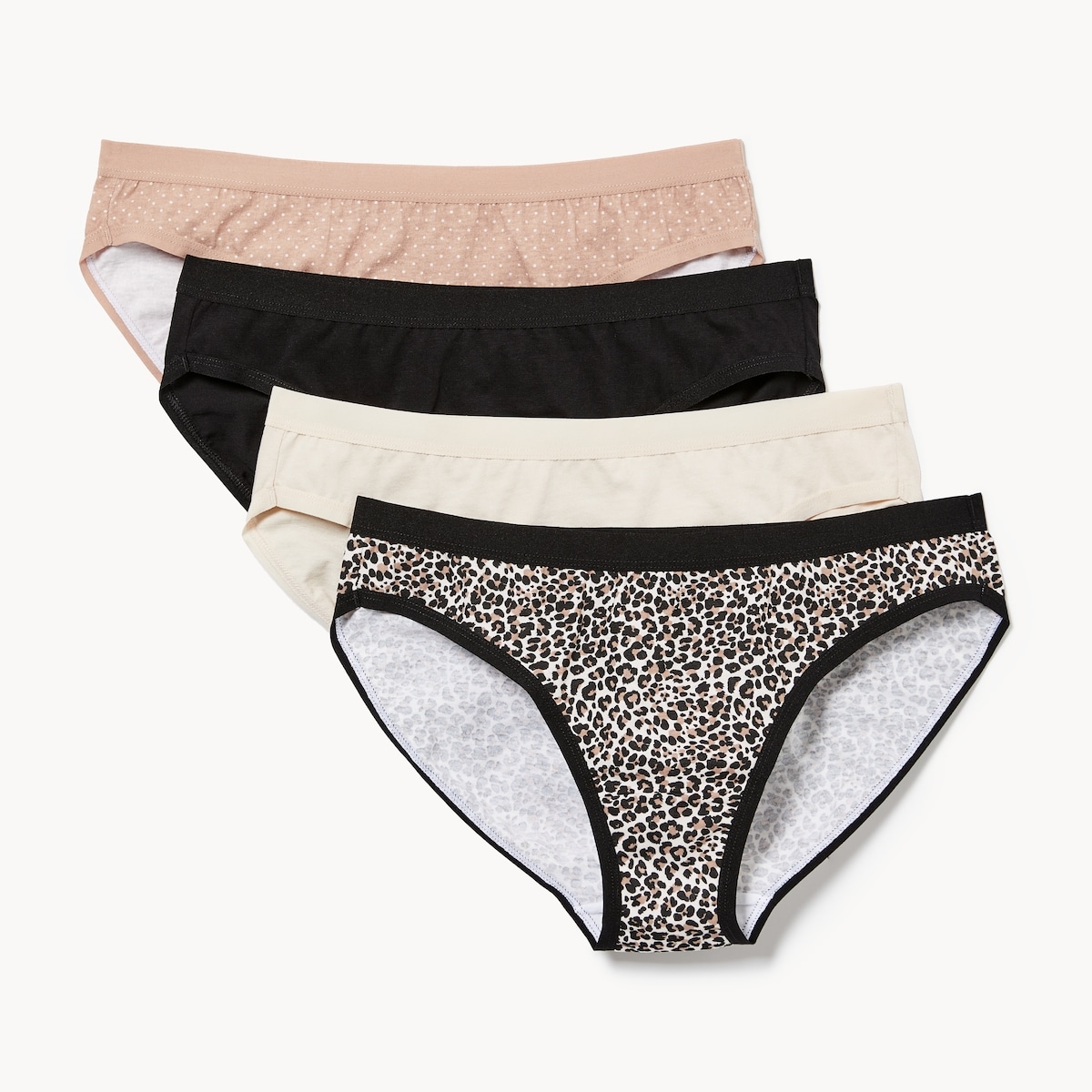 Ens. de 4culottes bikini en coton biologique