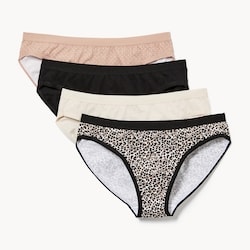 Joe Fresh Organic Cotton 4-Pack Bikini 1 ea, $16.00/1ea