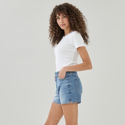 Joe Fresh Short à taille haute délavé moyen 1 ea, 29,00 $/1ch