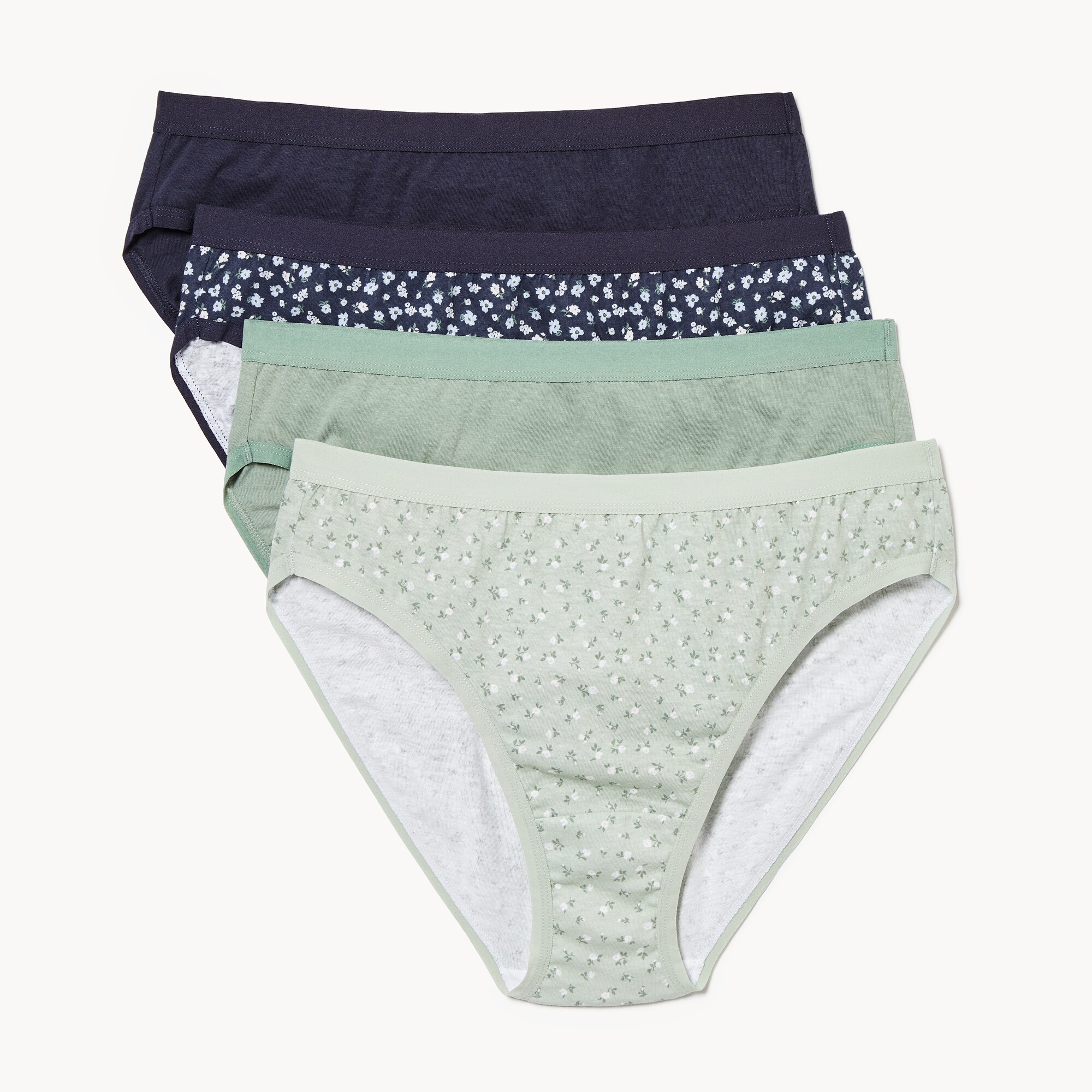 Ens. de 4 culottes hautes en coton biologique