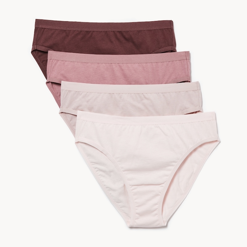 Organic Cotton 4-Pack High Cut Brief