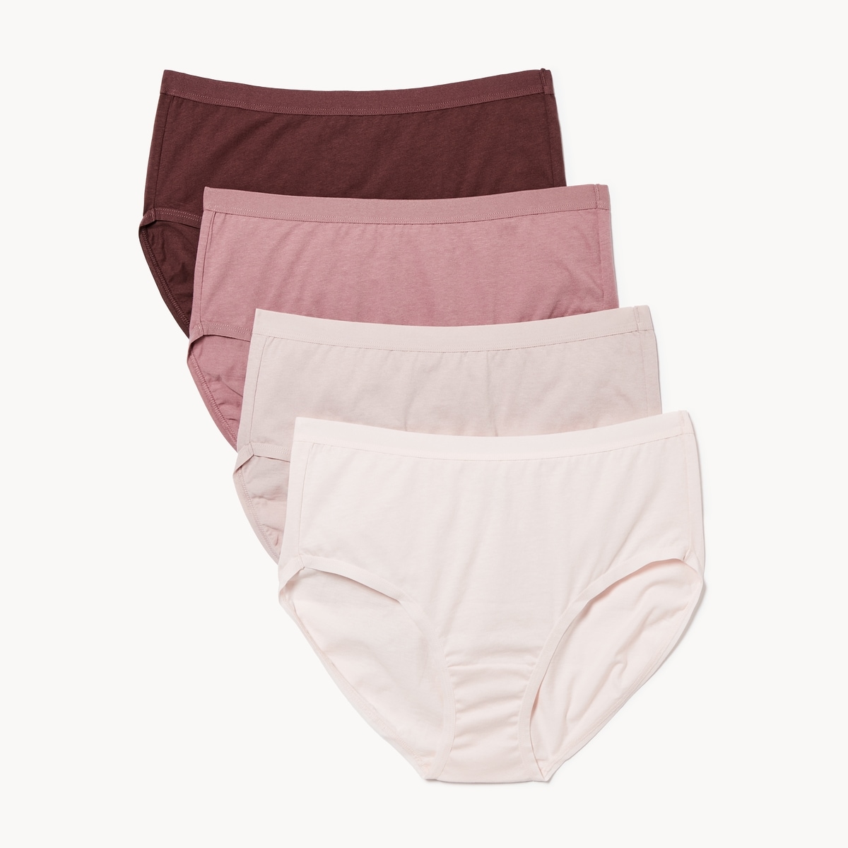 Organic Cotton 4-Pack Brief - Mauve