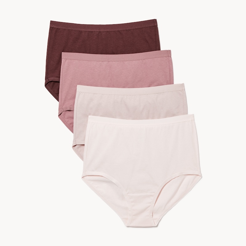 Organic Cotton 4-Pack High Waist Brief