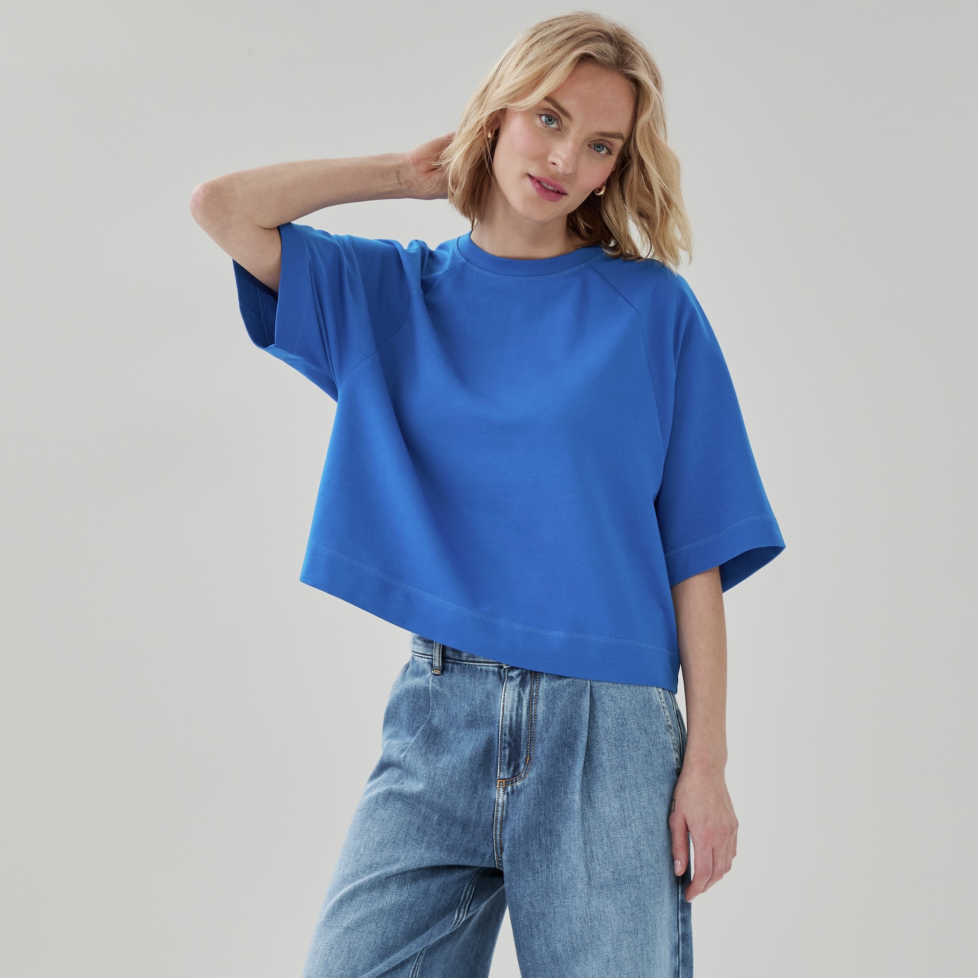 T-shirt en ratine bouclée