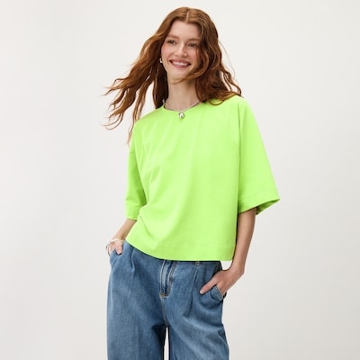 Oversized Raglan T-Shirt - Light Green