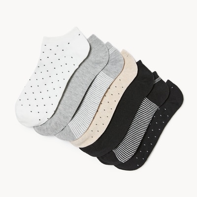 7-Pack Low-Cut Socks - Black