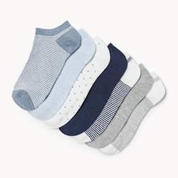 Joe Fresh 7-Pack Low-Cut Socks 1 ea, $10.00/1ea
