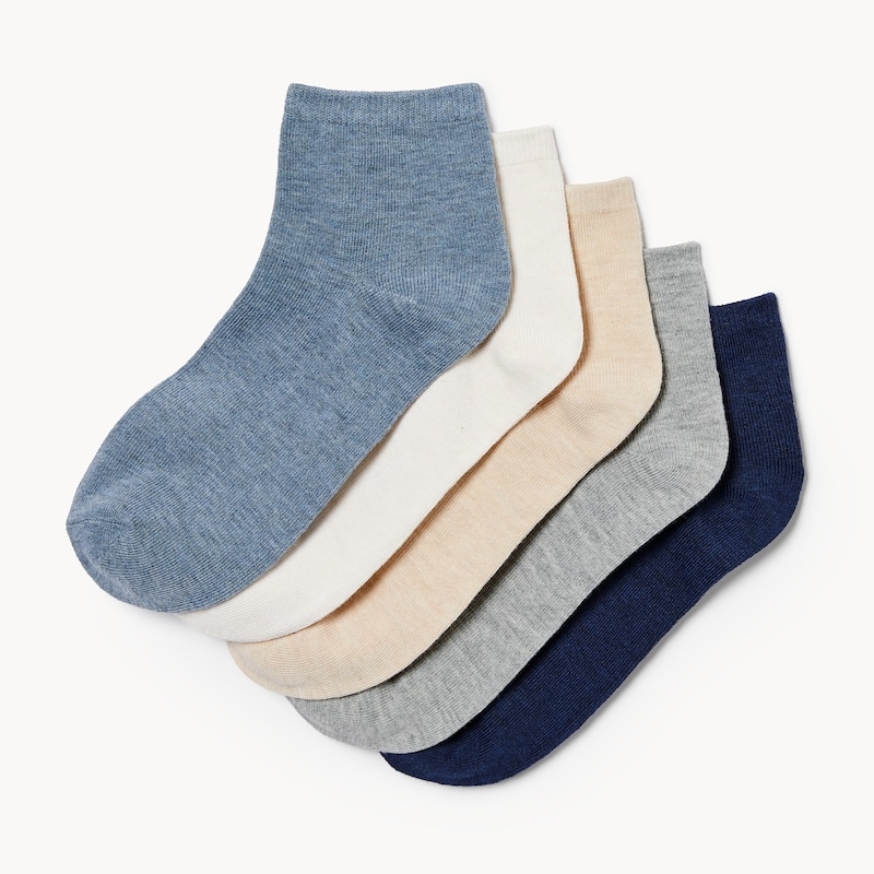 5-Pack Quarter-Crew Socks