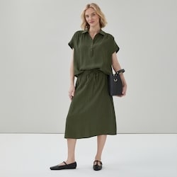 Joe Fresh Chemisier boutonné en sergé 1 ea, 35,00 $/1ch