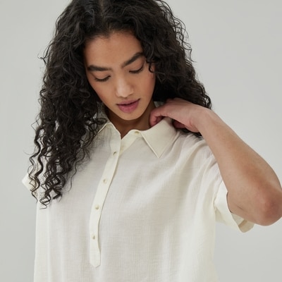 Joe Fresh Twill Button-Up Shirt 1 ea, $35.00/1ea