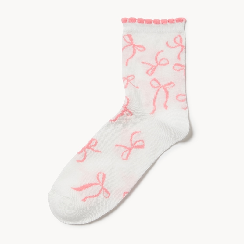 Printed Mid-Crew Socks