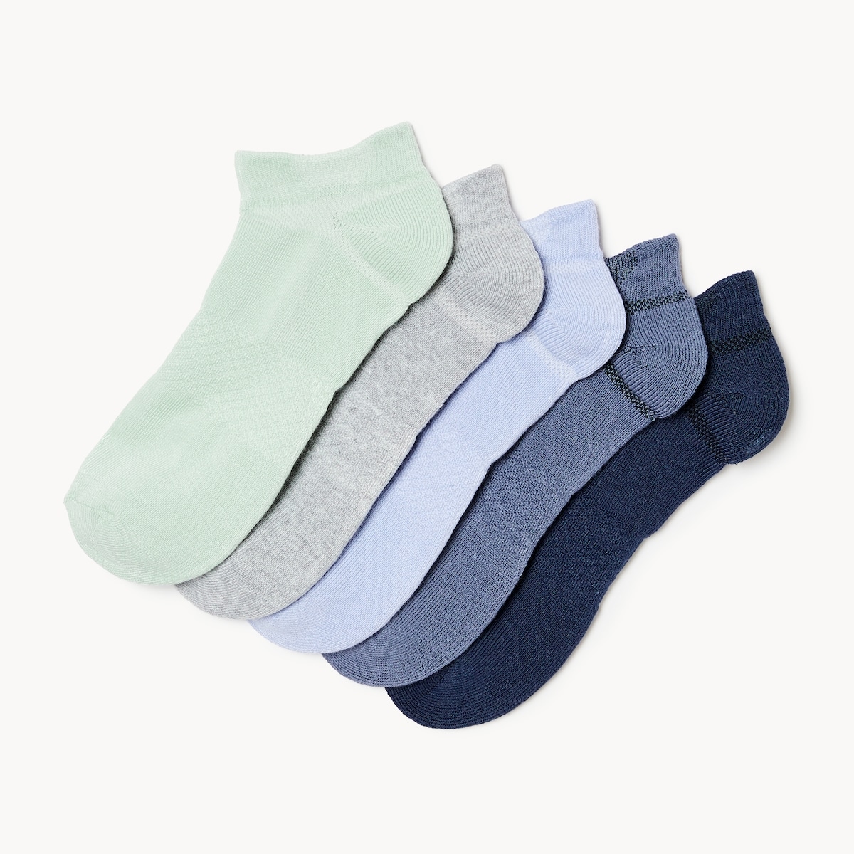 5-Pack No Show Socks