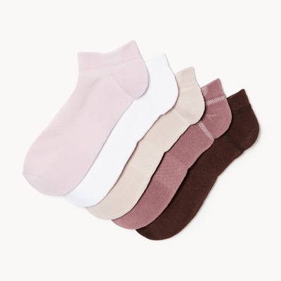 Ensemble de 5 paires de chaussettes invisibles - Bourgogne