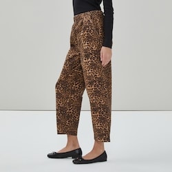 Joe Fresh Pantalon imprimé à jambe large en sergé 1 ea, 45,00 $/1ch
