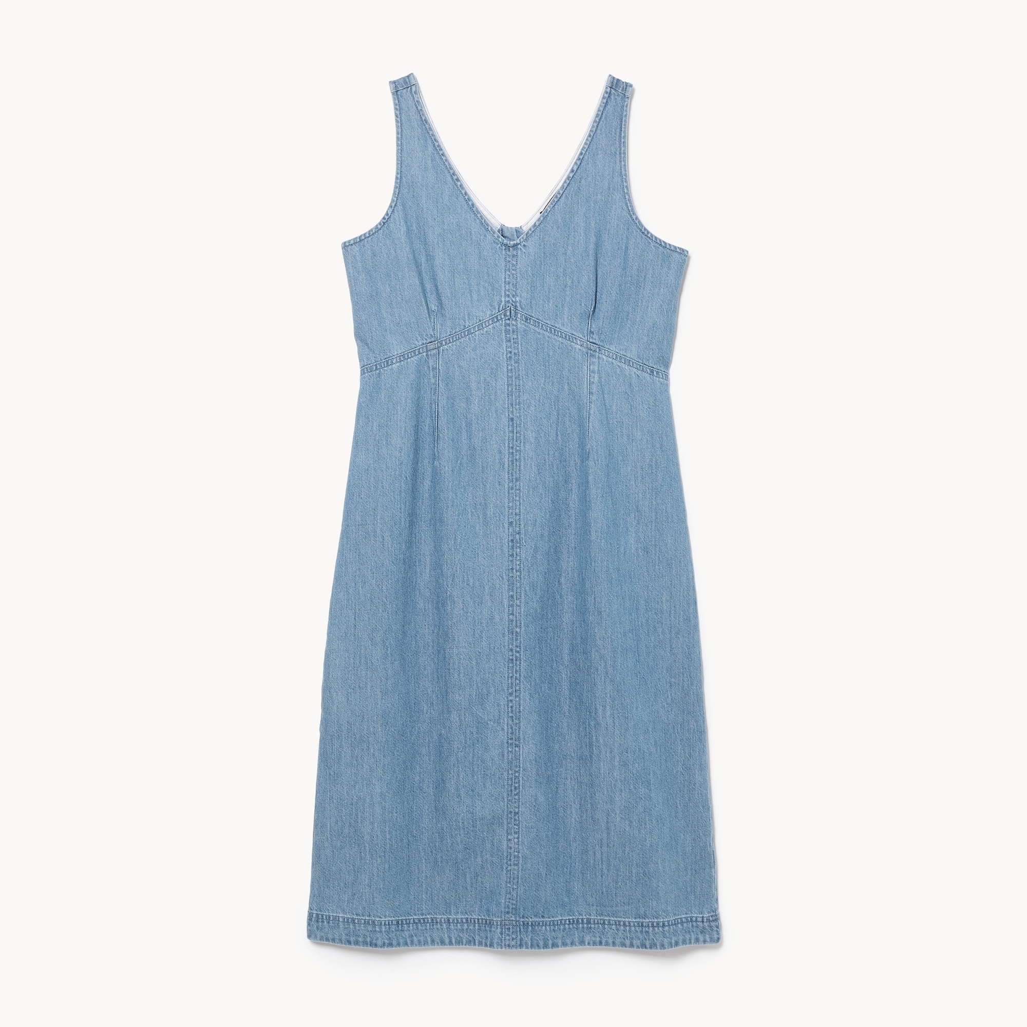 Denim Tank Midi Dress in Light Wash from Joe Fresh