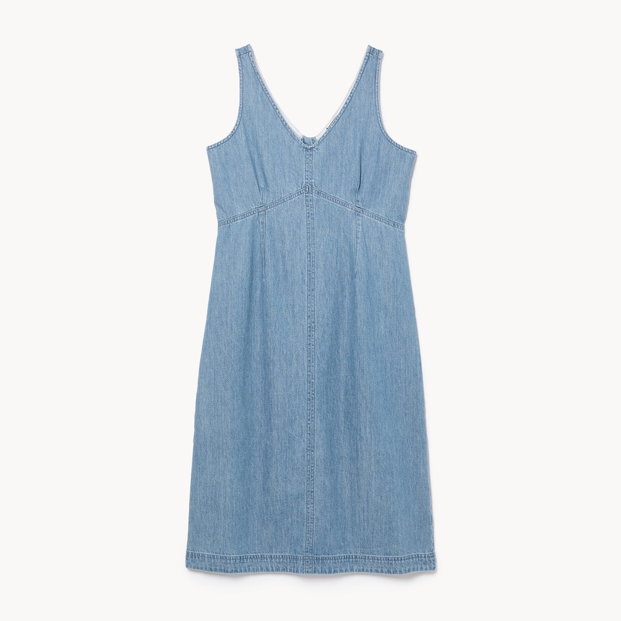 Denim Tank Midi Dress