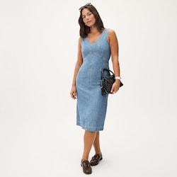 Joe Fresh Denim Tank Midi Dress 1 ea, $49.00/1ea