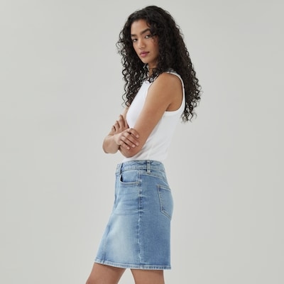 Minijupe en denim - Laver Moyen