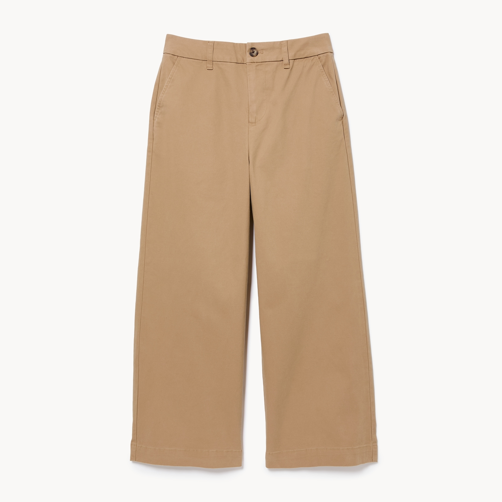 Wide Leg Chino Pant in Camel from Joe Fresh