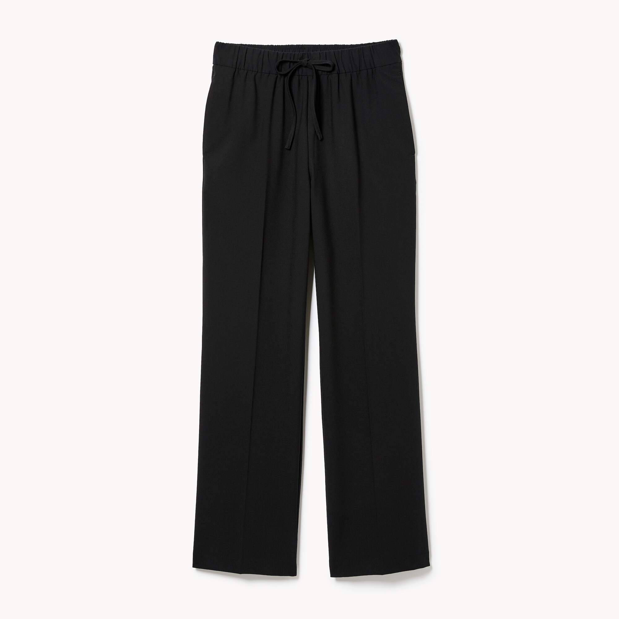 Pantalon de tailleur sans attache à jambe large