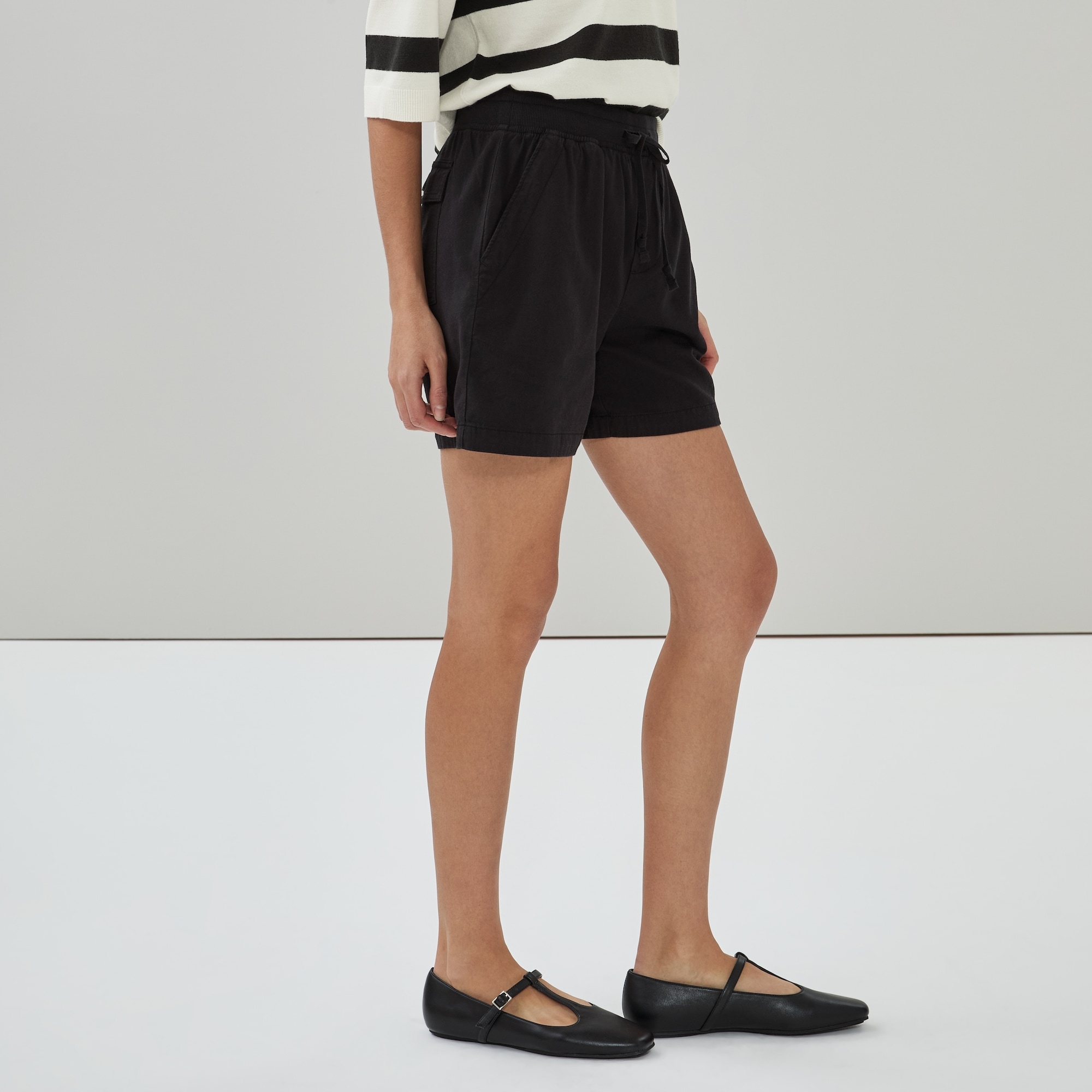 Twill Short in JF Black from Joe Fresh