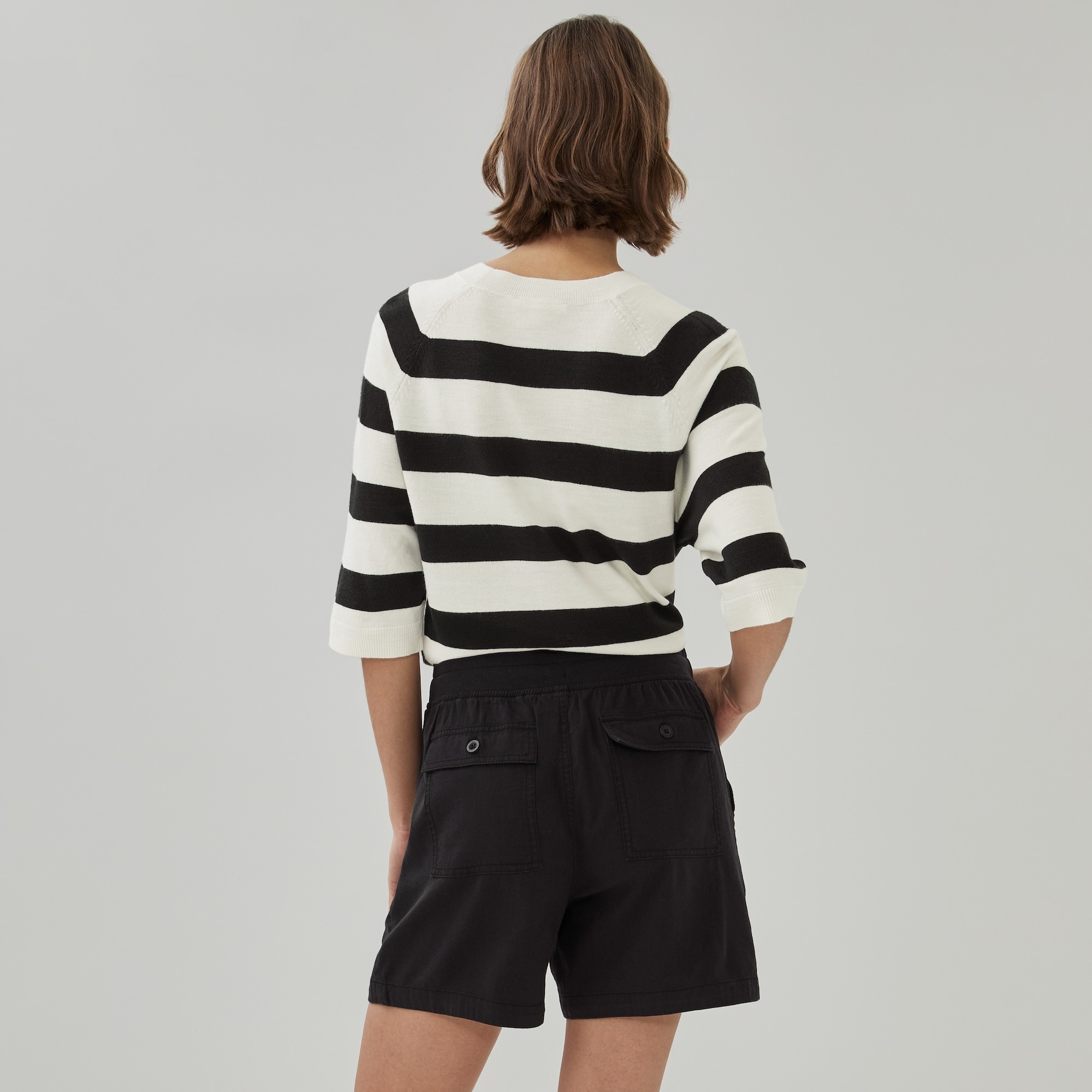 Twill Short in JF Black from Joe Fresh