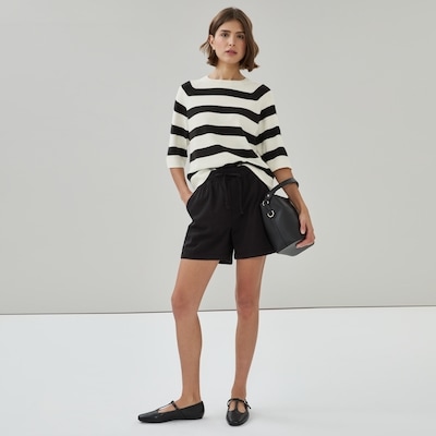 Short en sergé - Noir JF