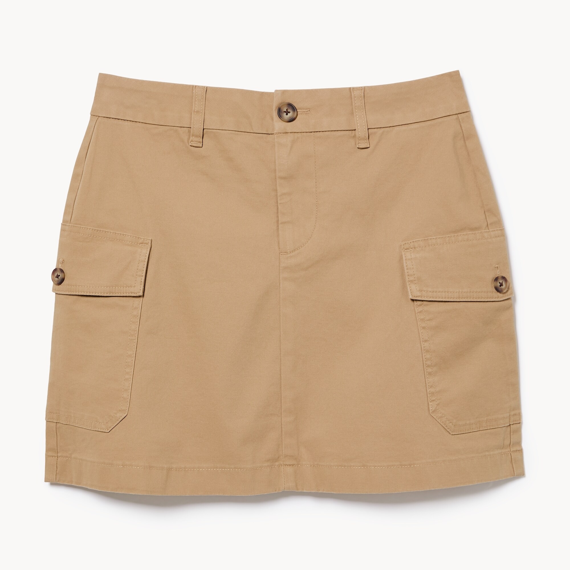 Chino Cargo Mini Skirt in Camel from Joe Fresh
