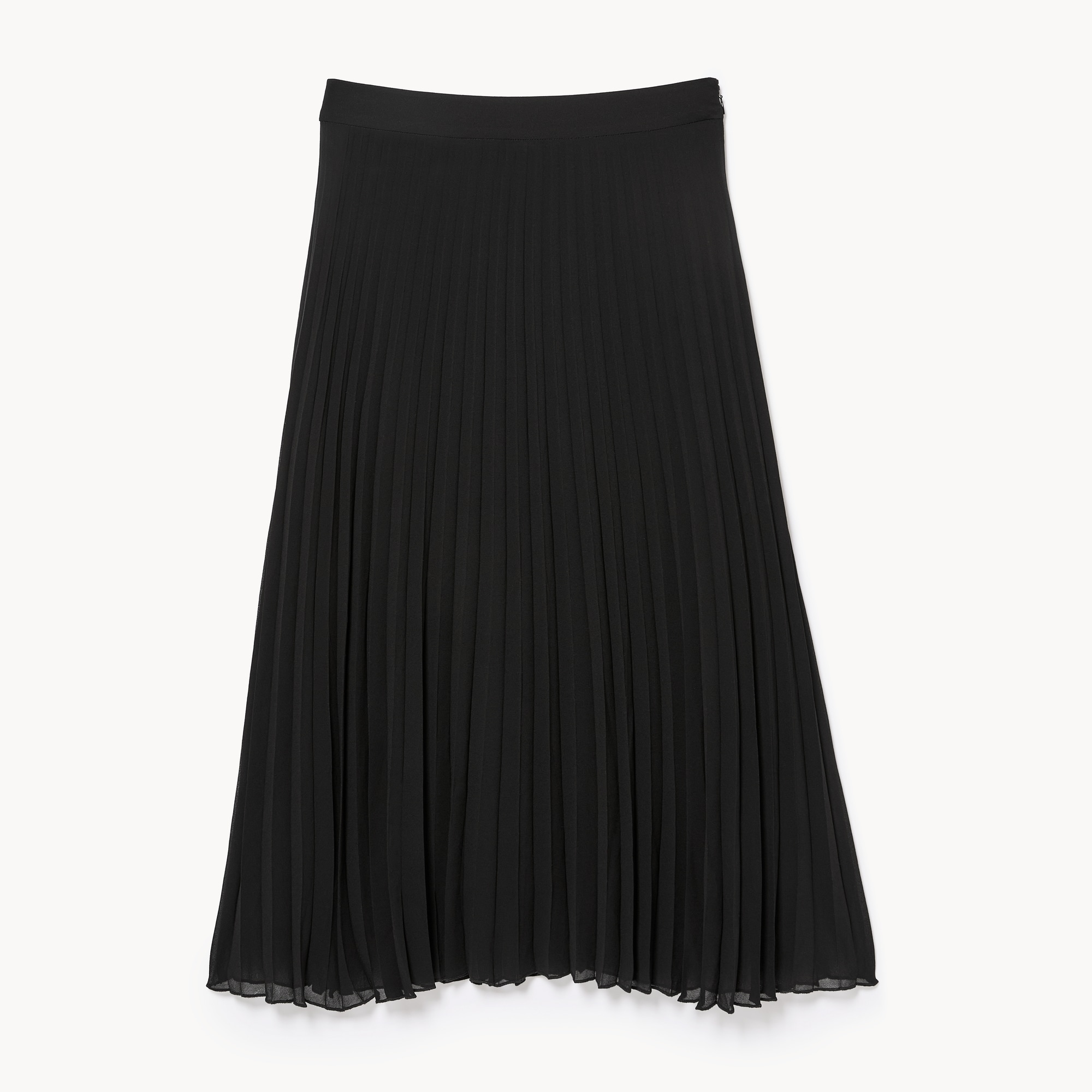 Pleated Midi Skirt in JF Black from Joe Fresh