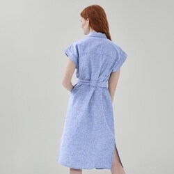 chinese dress ladies Neapolitan Linen Dress – The J. Peterman Company