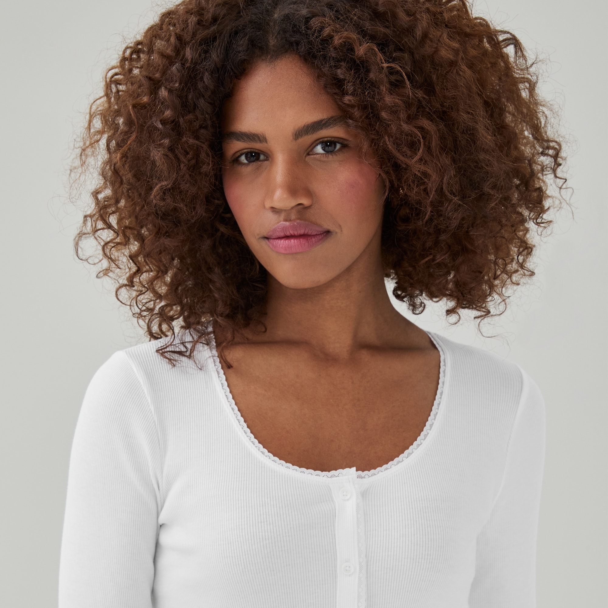 Lace Cardigan in Bright White from Joe Fresh