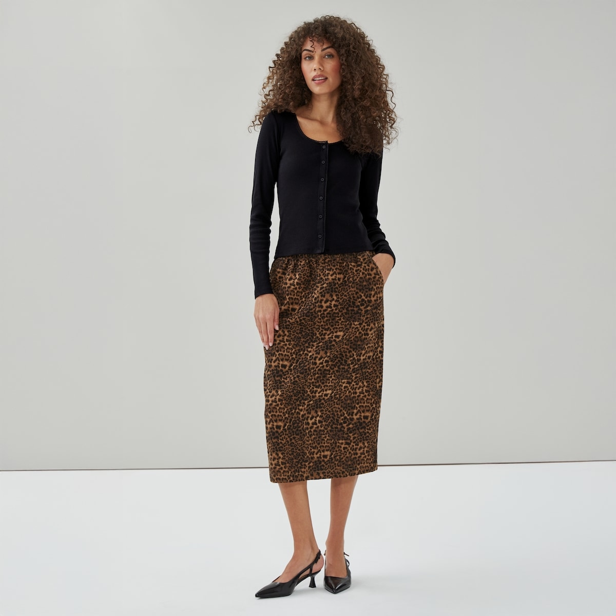 Lace Cardigan - Jf Black