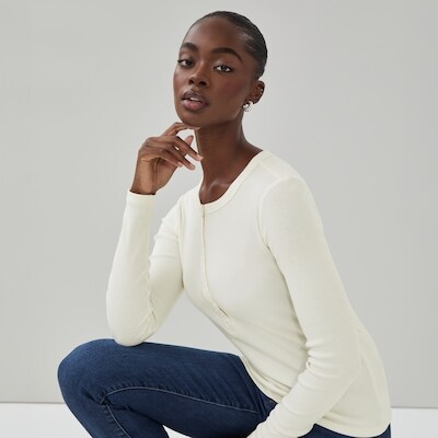 Haut Femme Joe Fresh à Carreaux Rouge/rose - Manches Longues Boutonnées - Taille XS - Occasion Très Bon état