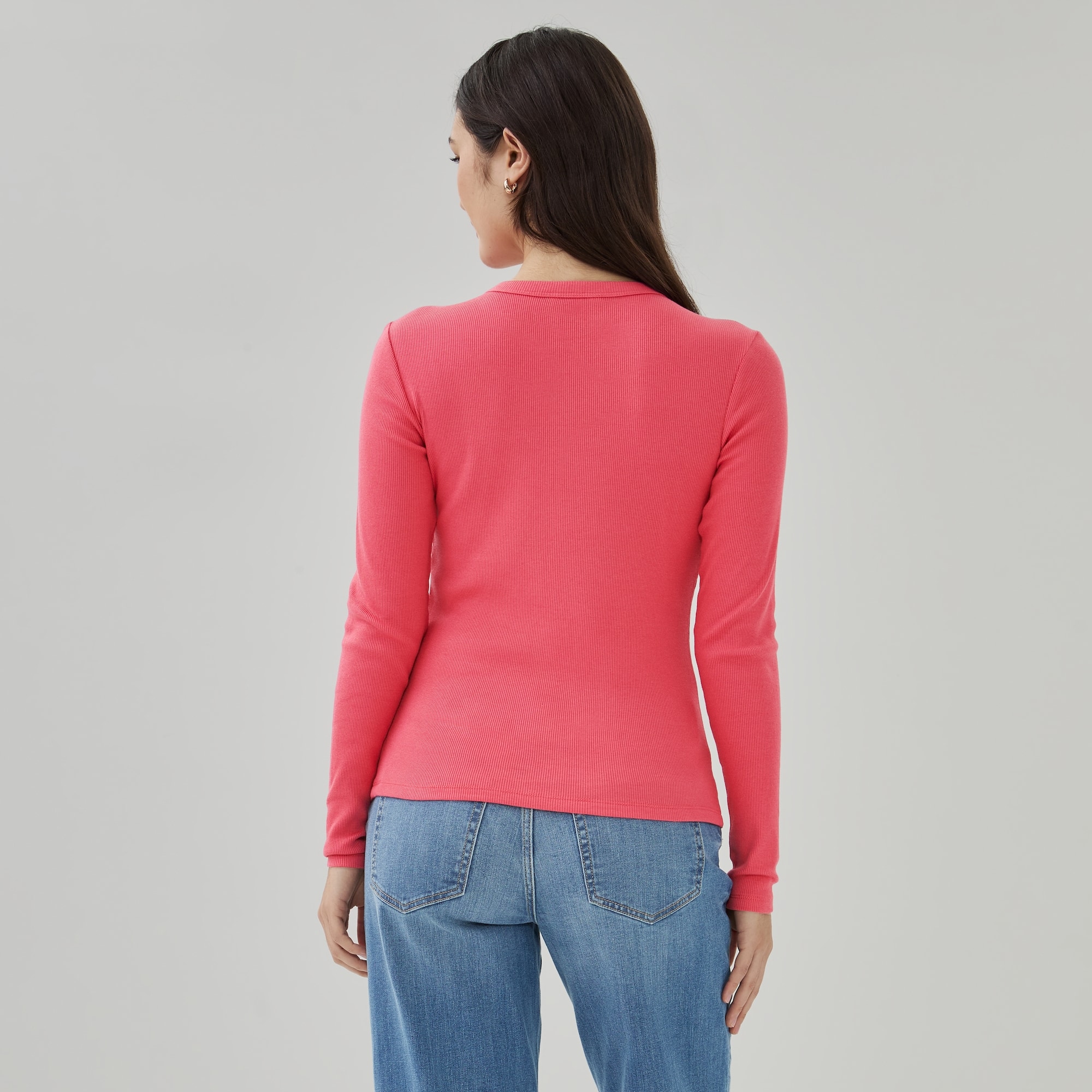Henley Long Sleeve Top