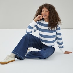 Joe Fresh Chandail en molleton rayé 1 ea, 39,00 $/1ch