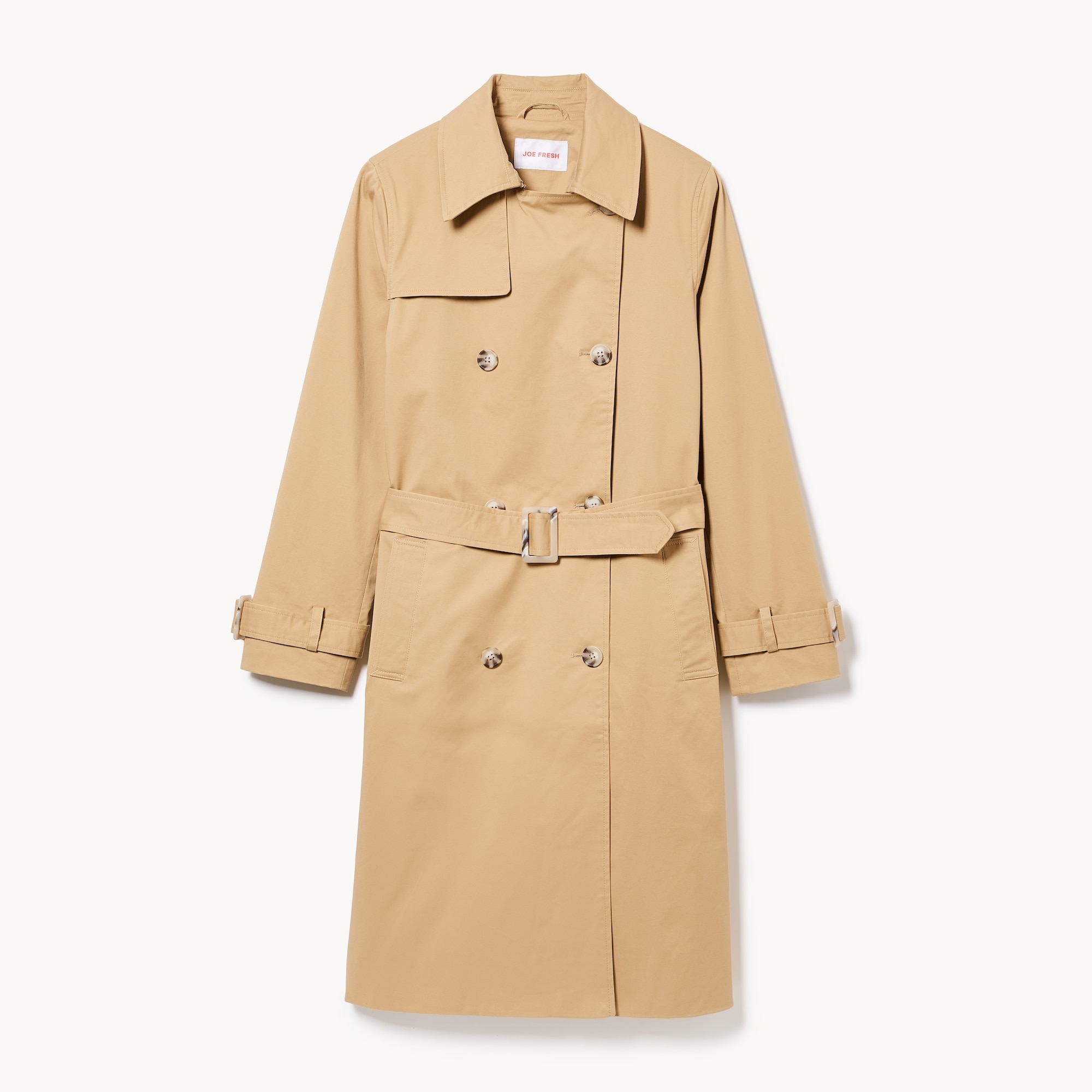 Trench Coat in Light Camel from Joe Fresh