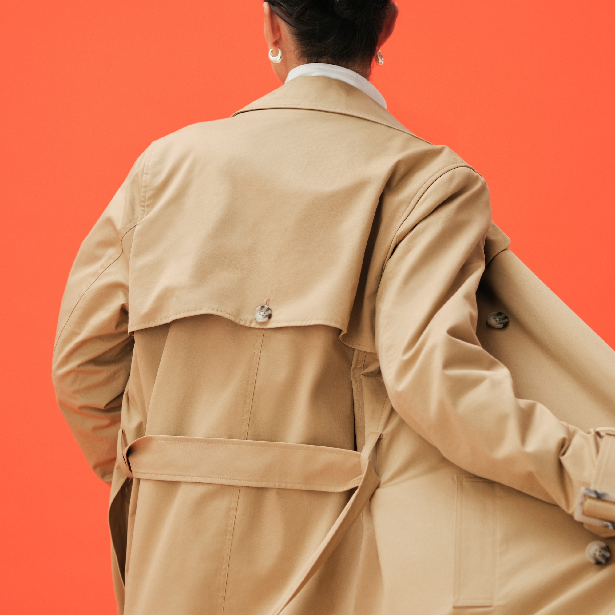 Trench Coat in Light Camel from Joe Fresh