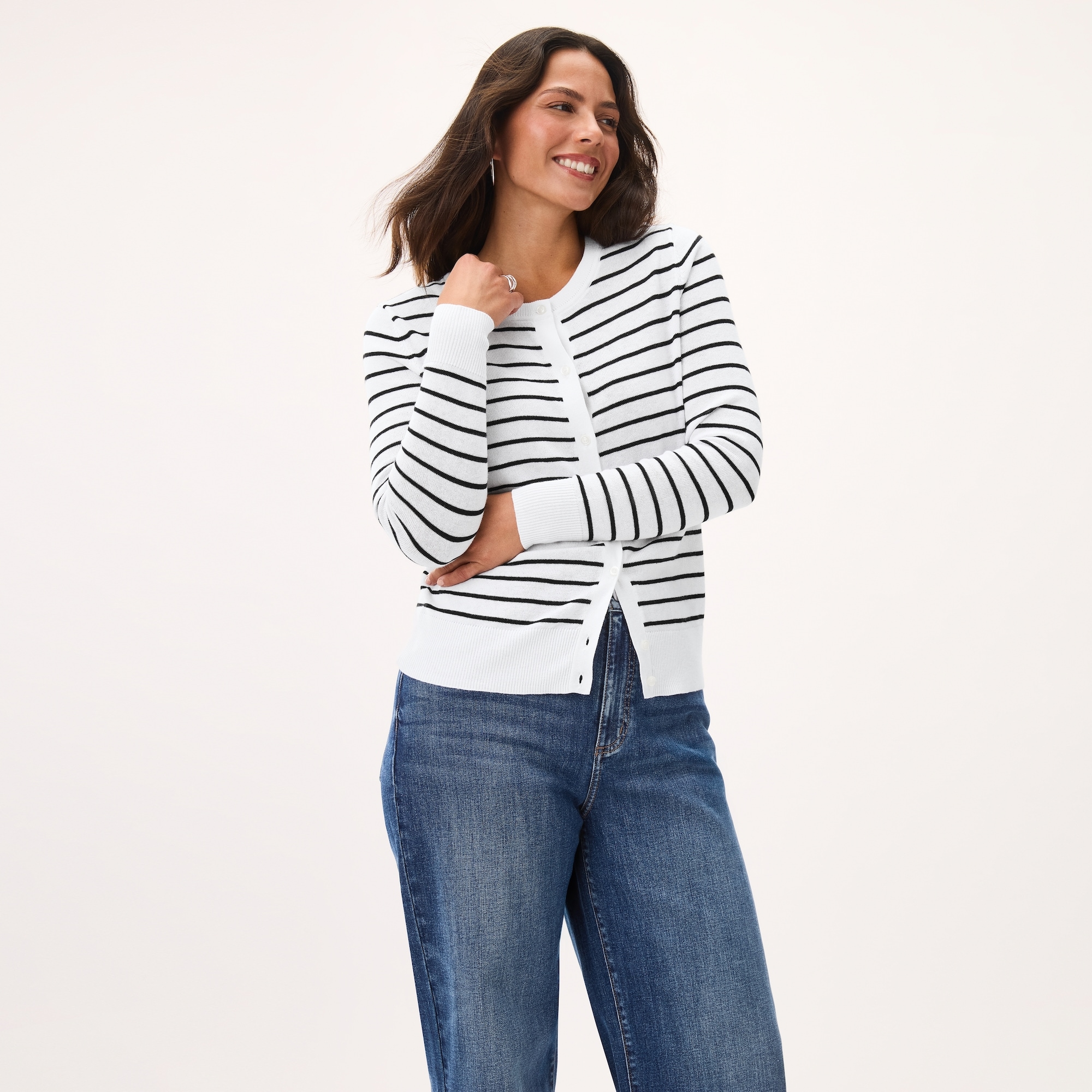 Striped Cardigan